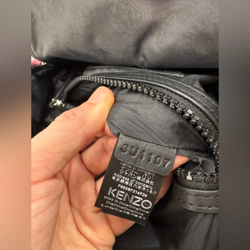 Kenzo Paris Logo Pink Backpack - Picture 8 of 12